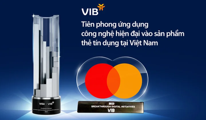 VIB khẳng định vị thế top đầu với loạt giải thưởng từ Mastercard và Visa