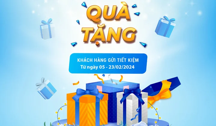 BAOVIET Bank Quảng Ninh tặng quà khách hàng gửi tiết kiệm