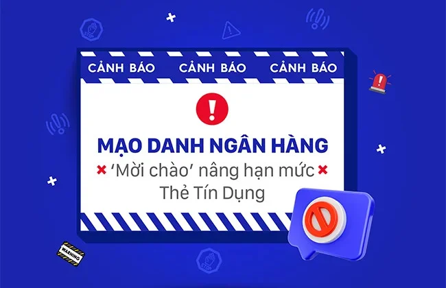 SCB cảnh báo mạo danh ngân hàng ‘Mời chào’ nâng hạn mức thẻ tín dụng
