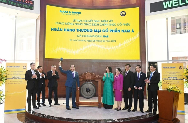 Cổ phiếu của Nam A Bank chính thức niêm yết trên sàn HOSE
