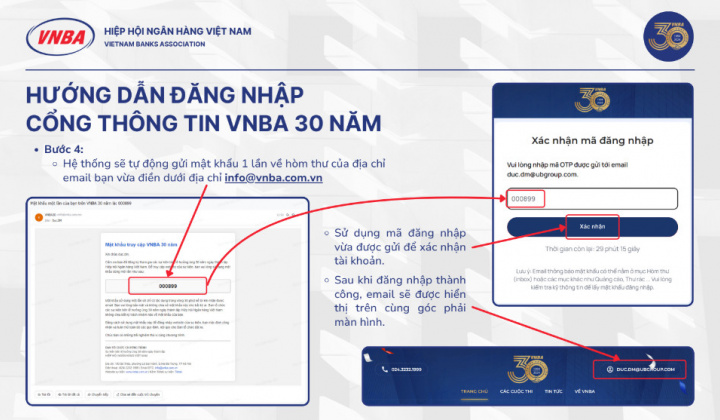 Cách thức gửi bài dự thi trên Cổng thông tin nội bộ 30 năm VNBA
