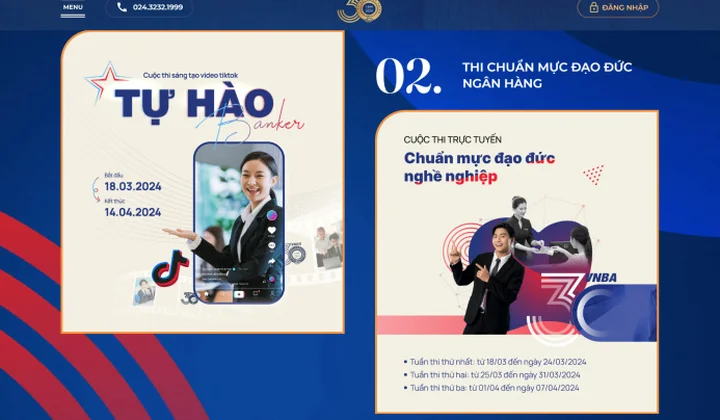 Tập huấn, hướng dẫn dự thi trên cổng thông tin nội bộ 30 năm VNBA