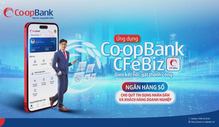 Co-opBank ra mắt ứng dụng Co-opBank CFeBiz