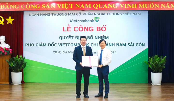 Vietcombank bổ nhiệm Phó Giám đốc chi nhánh Nam Sài Gòn
