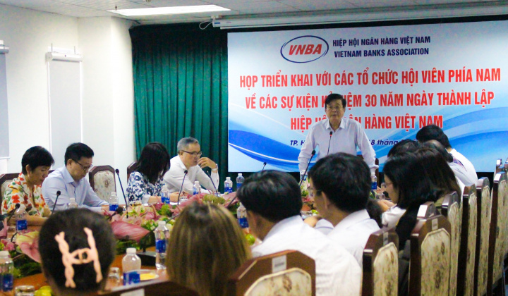 Hiệp hội Ngân hàng làm việc với các hội viên phía Nam về chương trình hoạt động kỷ niệm 30 năm thành lập
