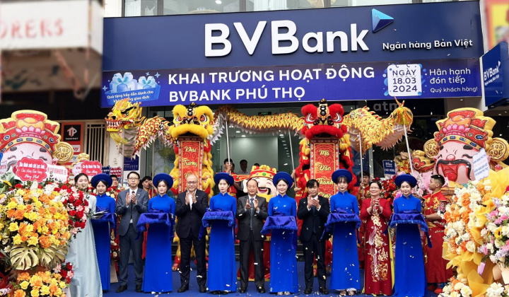BVBank Phú Thọ chính thức khai trương hoạt động