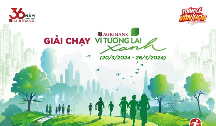 Gần 2000 vận động viên khởi tranh giải chạy “Agribank - Vì tương lai xanh 2024”