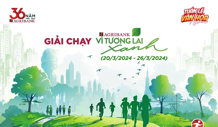 Gần 2000 vận động viên khởi tranh giải chạy “Agribank - Vì tương lai xanh 2024”