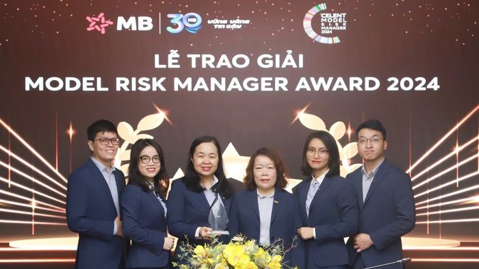 MB thắng giải thưởng quốc tế danh giá về quản trị rủi ro