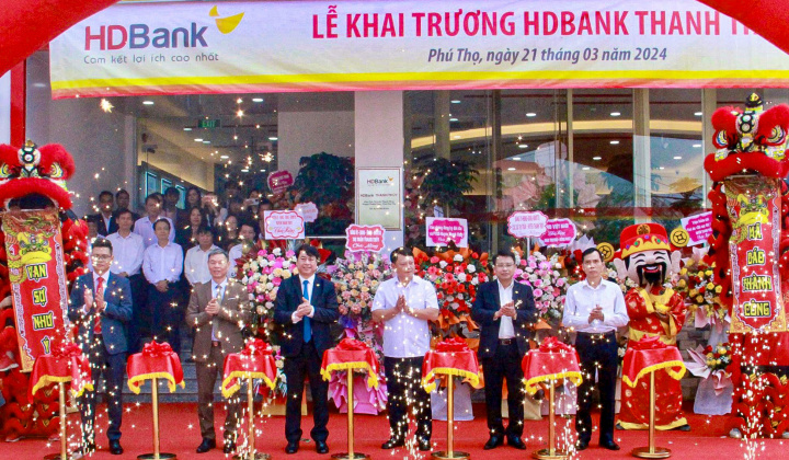 HDBank chính thức khai trương phòng giao dịch Thanh Thủy