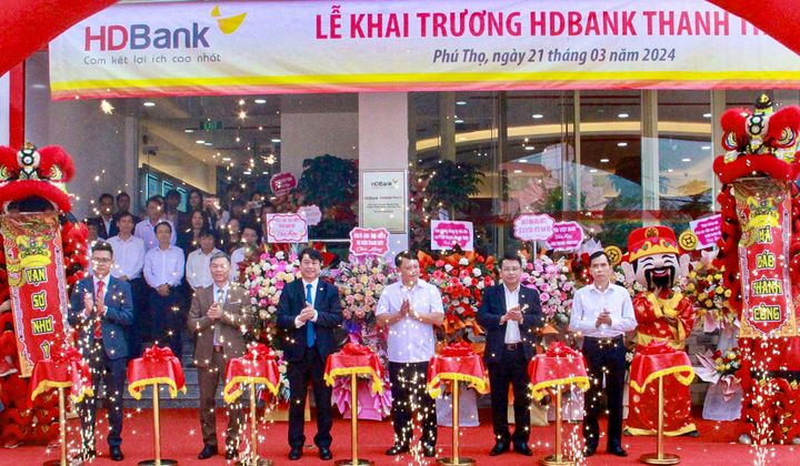 HDBank chính thức khai trương phòng giao dịch Thanh Thủy