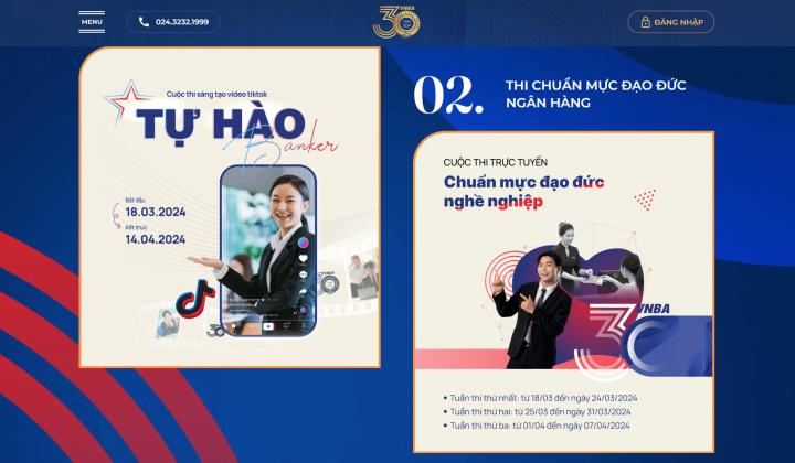 Thể lệ 4 cuộc thi chào mừng kỷ niệm 30 năm ngày thành lập Hiệp hội Ngân hàng Việt Nam