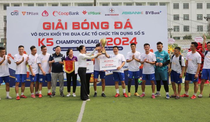 Giải bóng đá vô địch Khối thi đua số 5 năm 2024 diễn ra sôi động