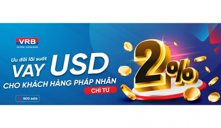 VRB tung 50 triệu USD cho khách hàng vay ưu đãi lãi suất chỉ từ 2%/năm