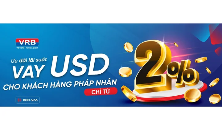 VRB tung 50 triệu USD cho khách hàng vay ưu đãi lãi suất chỉ từ 2%/năm