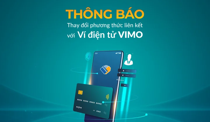 ABBank thay đổi phương thức liên kết với ví điện tử VIMO qua thẻ