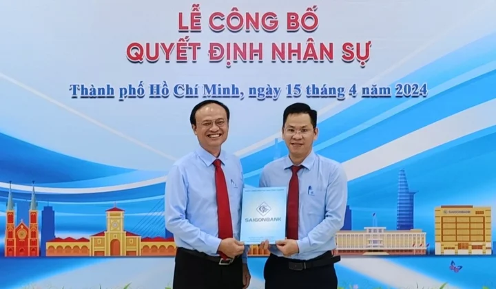 Ngân hàng SaiGonBank bổ nhiệm lãnh đạo cấp phòng