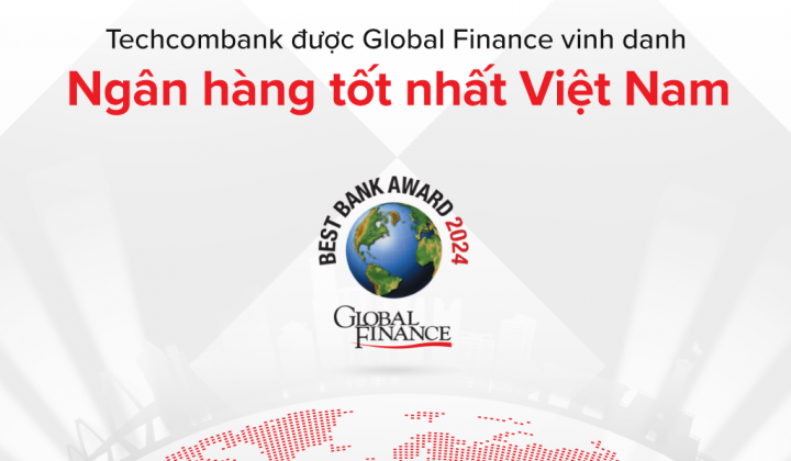 Techcombank named Best Bank in Vietnam by Global Finance