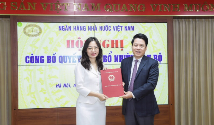 SBV announces appointment Decision of Deputy Director General of Payment Department