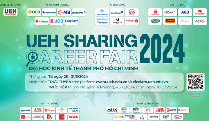 SaiGonBank đồng hành chuỗi sự kiện “UEH Sharing - Career Fair 2024”