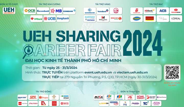 SaiGonBank đồng hành chuỗi sự kiện “UEH Sharing - Career Fair 2024”