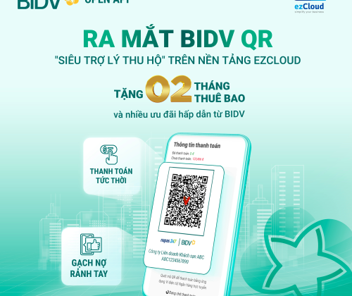 BIDV ra mắt dịch vụ thu hộ qua QR trên ezCloud - BIDV QR