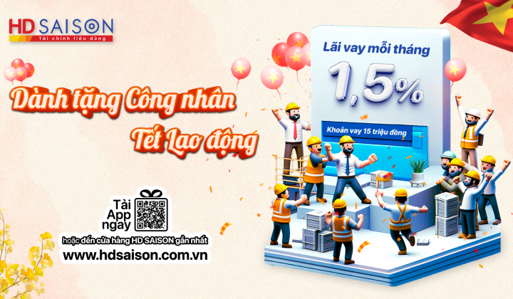 HD SAISON tiếp tục tung gói 15.000 tỷ đồng cho vay ưu đãi