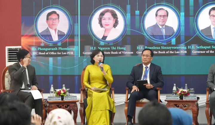 Thống đốc Nguyễn Thị Hồng dự Hội thảo cấp cao về “Tận dụng cơ hội phát triển trong bối cảnh thế giới biến động”