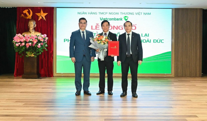 Vietcombank bổ nhiệm lại Phó Tổng Giám đốc Đặng Hoài Đức