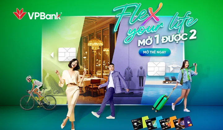 VPBank ra mắt thẻ VPBank Flex tích hợp ghi nợ và tín dụng
