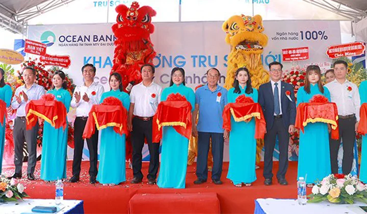 OceanBank khai trương trụ sở mới OceanBank Cà Mau