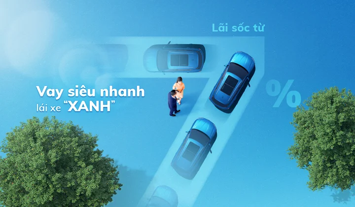 Sacombank tung 500 tỷ đồng cho khách vay mua ô tô Vinfast với lãi suất từ 7%/năm
