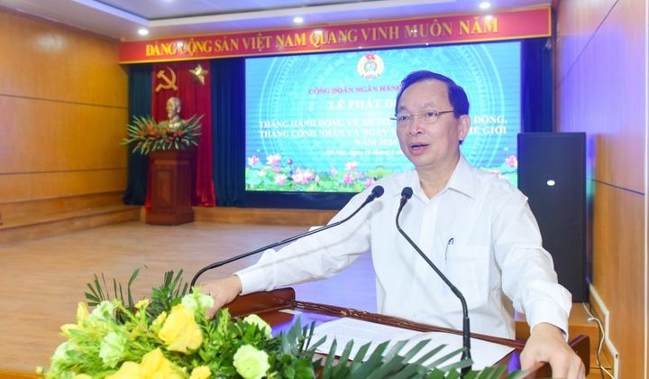 Công đoàn Ngân hàng Việt Nam phát động Tháng hành động về An toàn, vệ sinh lao động, Tháng Công nhân và Ngày Môi trường thế giới