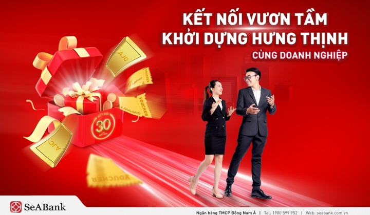 SeABank tri ân khách hàng doanh nghiệp dịp kỷ niệm 30 năm