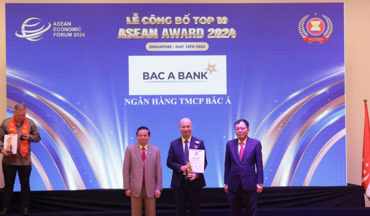 Bac A Bank vào Top 10 doanh nghiệp tiêu biểu ASEAN 2024