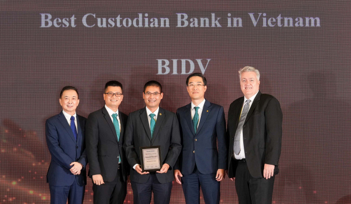BIDV nhận giải “Ngân hàng Lưu ký - Giám sát tốt nhất Việt Nam 2024”