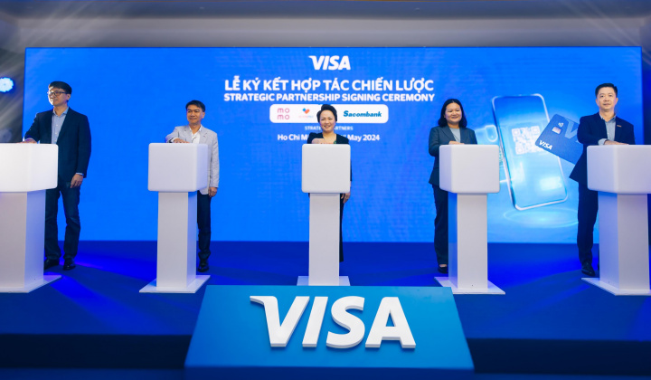 Sacombank, Visa và 3 ví điện tử hàng đầu kết nối thanh toán QR Code