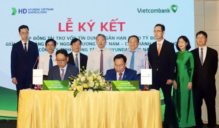 Vietcombank Khánh Hòa cấp tín dụng 3.800 tỷ đồng cho Đóng tàu HD Hyundai Việt Nam