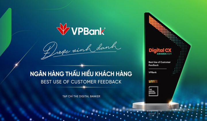 VPBank giành giải thưởng “Ngân hàng thấu hiểu khách hàng”