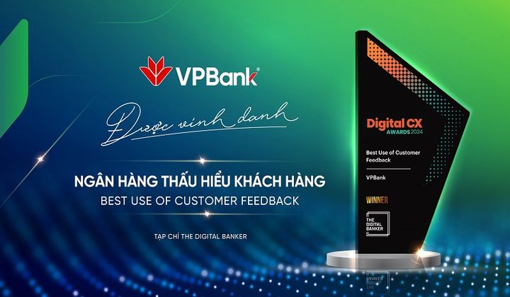 VPBank giành giải thưởng “Ngân hàng thấu hiểu khách hàng”