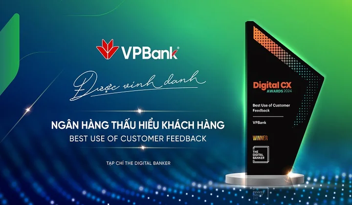 VPBank giành giải thưởng “Ngân hàng thấu hiểu khách hàng”