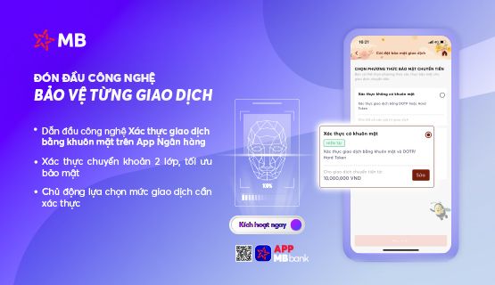 MB thông báo khách hàng cập nhật sinh trắc học