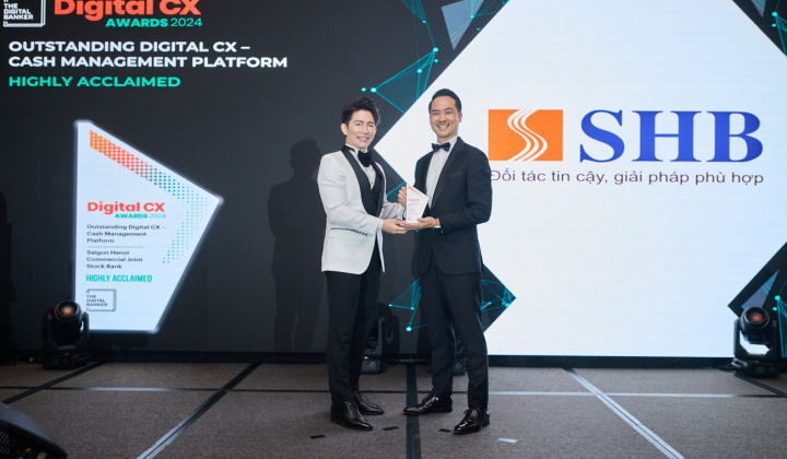 SHB giành cú đúp giải thưởng tại DIGITAL CX AWARDS 2024