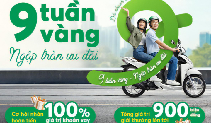 Nhận hoàn tiền đến 100% giá trị khoản vay trong “9 tuần vàng, ngập tràn ưu đãi” của FE CREDIT