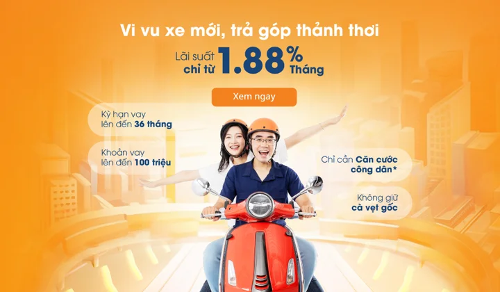 MAFC cho khách hàng mua xe vay trả góp với lãi suất từ 1,88%/tháng