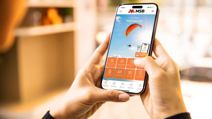 MSB ứng dụng sinh trắc học để tăng bảo mật