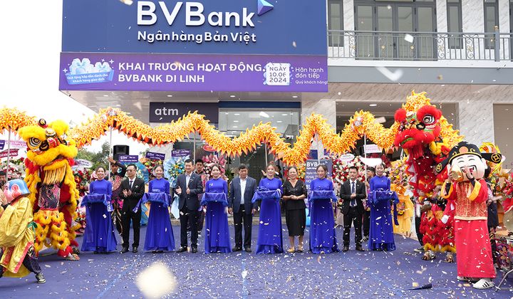 BVBank Lâm Đồng khai trương phòng giao dịch Di Linh