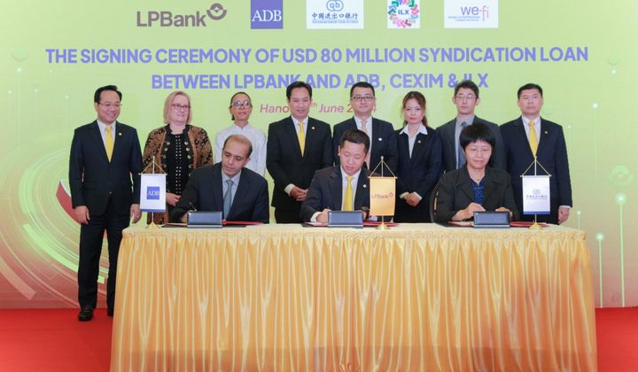 LPBank huy động thành công 80 triệu USD từ ADB