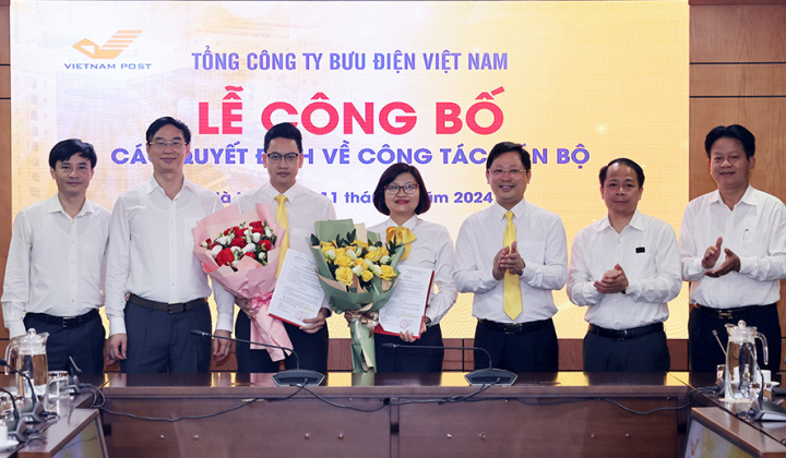 Vietnam Post điều động, bổ nhiệm 02 cán bộ lãnh đạo