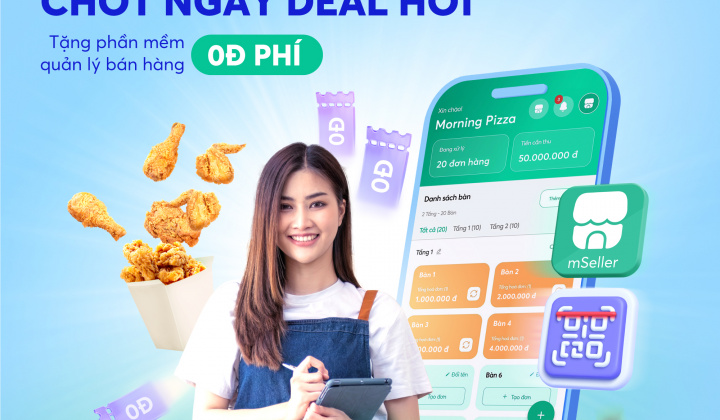 MB tặng phần mềm quản lý bán hàng mSeller cho khách hàng